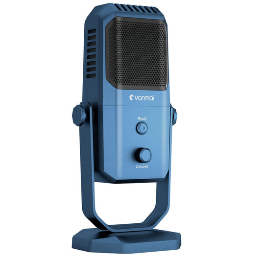 Yanmai SF-900 Multi-function Four Directivity Studio Recording Condenser Microphone with Desktop Stand(Blue) - Microphone by Yanmai | Online Shopping UK | buy2fix