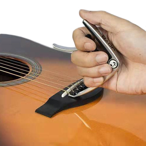 JOYO JCP-03 Zinc Alloy Guitar Capo Universal Capo for Acoustic Guitar Ukulele (Silver) - String Instrument Accessories by JOYO | Online Shopping UK | buy2fix