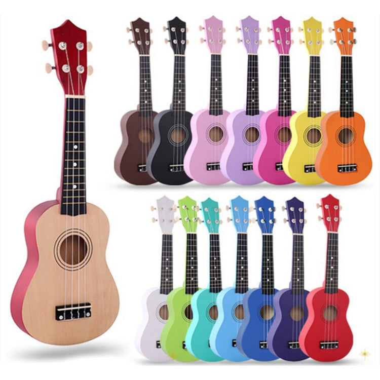 HM100 21 inch Basswood Ukulele Children Musical Enlightenment Instrument(Black) - String Instrument Accessories by buy2fix | Online Shopping UK | buy2fix