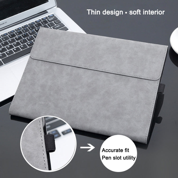 Laptop Bag Case Sleeve Notebook Briefcase Carry Bag for Microsoft Surface Go(Grey) - Microsoft by buy2fix | Online Shopping UK | buy2fix