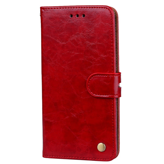 For Huawei P10 Lite Business Style Oil Wax Texture Horizontal Flip Leather Case with Holder & Card Slots & Wallet (Red) by buy2fix