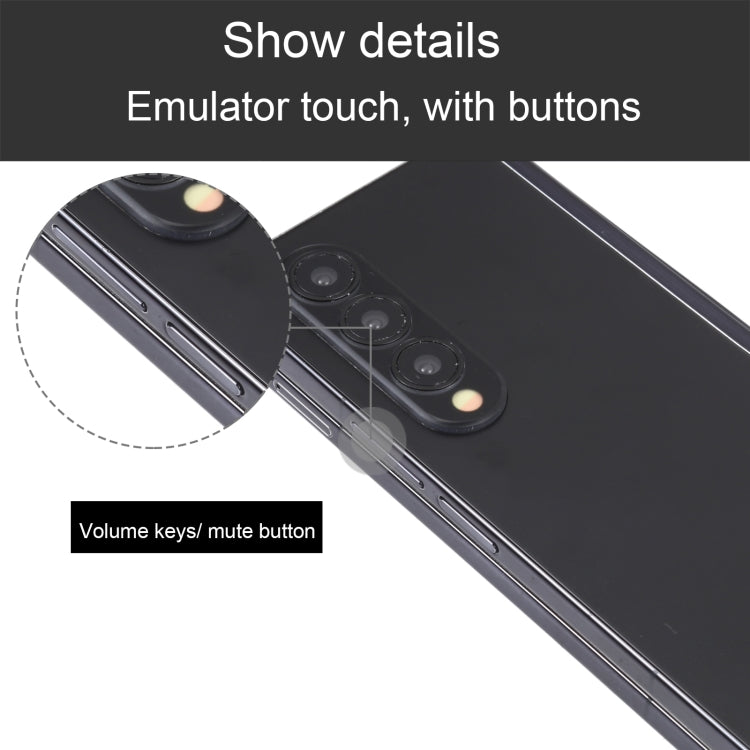 For Samsung Galaxy Z Fold4 Color Screen Non-Working Fake Dummy Display Model (Black) - For Galaxy by buy2fix | Online Shopping UK | buy2fix