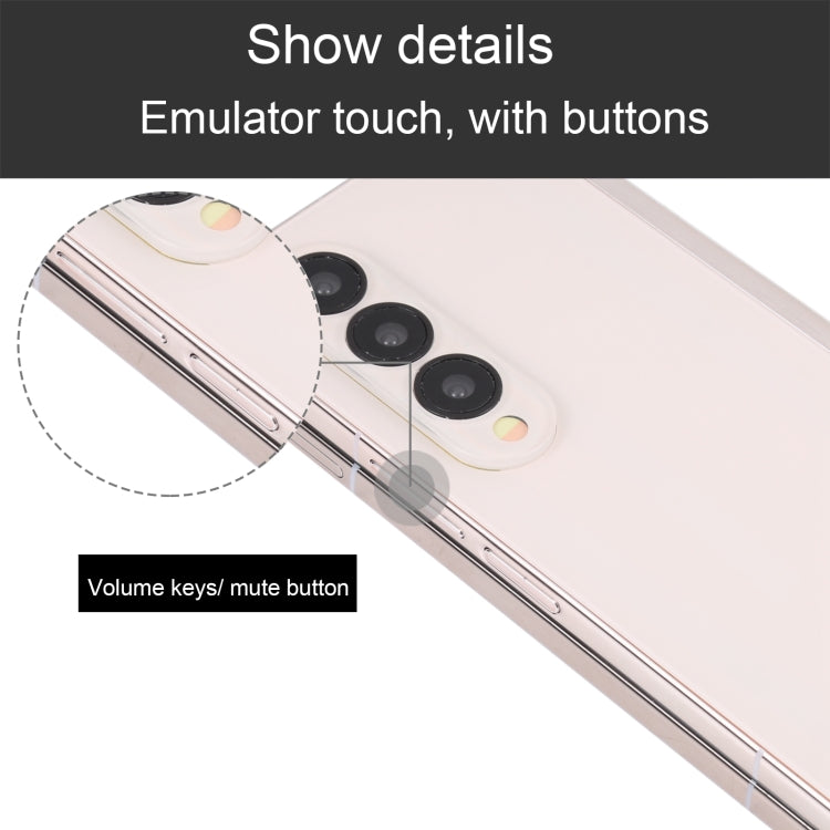 For Samsung Galaxy Z Fold4 Color Screen Non-Working Fake Dummy Display Model (Gold) - For Galaxy by buy2fix | Online Shopping UK | buy2fix