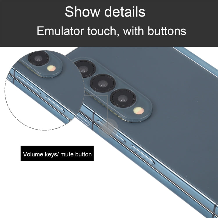 For Samsung Galaxy Z Fold4 Color Screen Non-Working Fake Dummy Display Model (Blue) - For Galaxy by buy2fix | Online Shopping UK | buy2fix