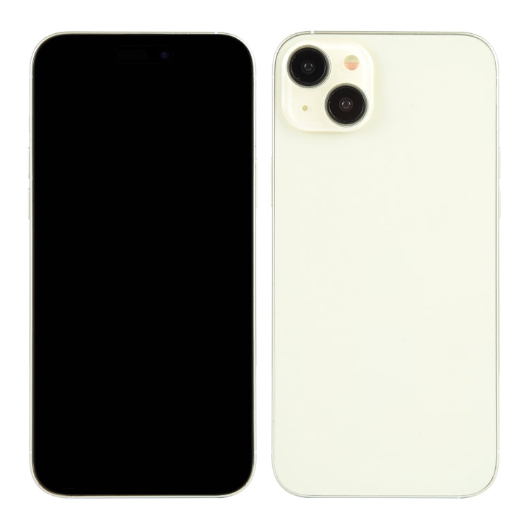 For iPhone 15 Plus Black Screen Non-Working Fake Dummy Display Model (Yellow) - For iPhone & iPad by buy2fix | Online Shopping UK | buy2fix