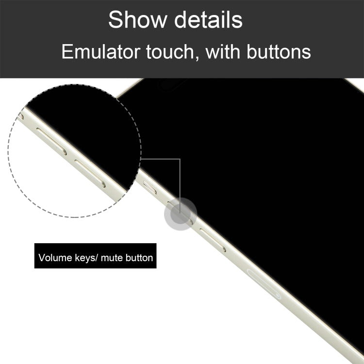 For iPhone 15 Plus Black Screen Non-Working Fake Dummy Display Model (Yellow) - For iPhone & iPad by buy2fix | Online Shopping UK | buy2fix