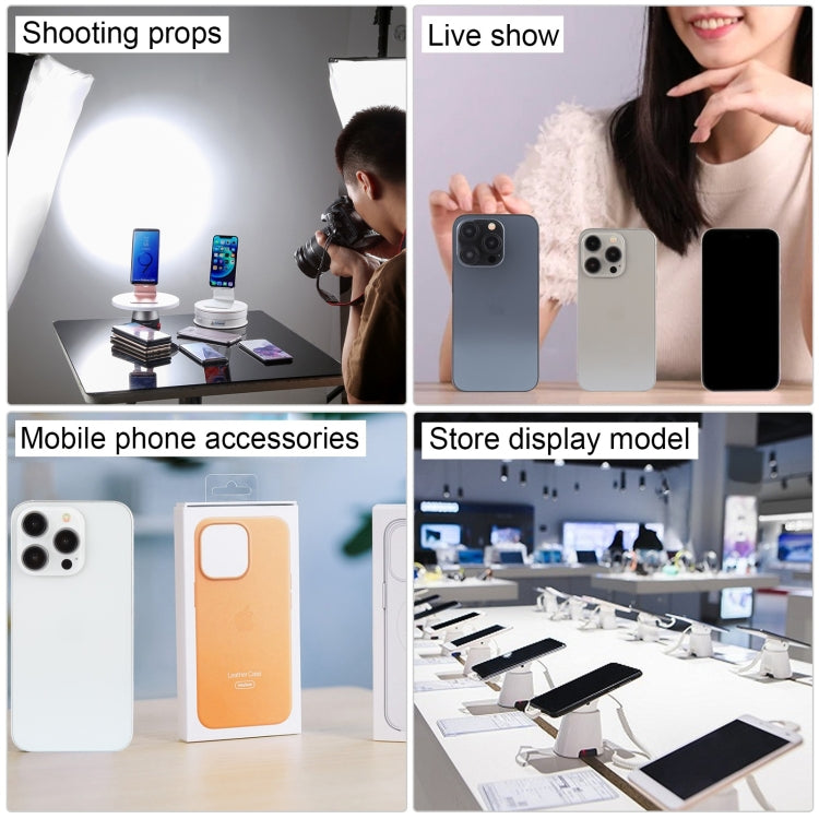 For iPhone 15 Pro Black Screen Non-Working Fake Dummy Display Model (White Titanium) - For iPhone & iPad by buy2fix | Online Shopping UK | buy2fix