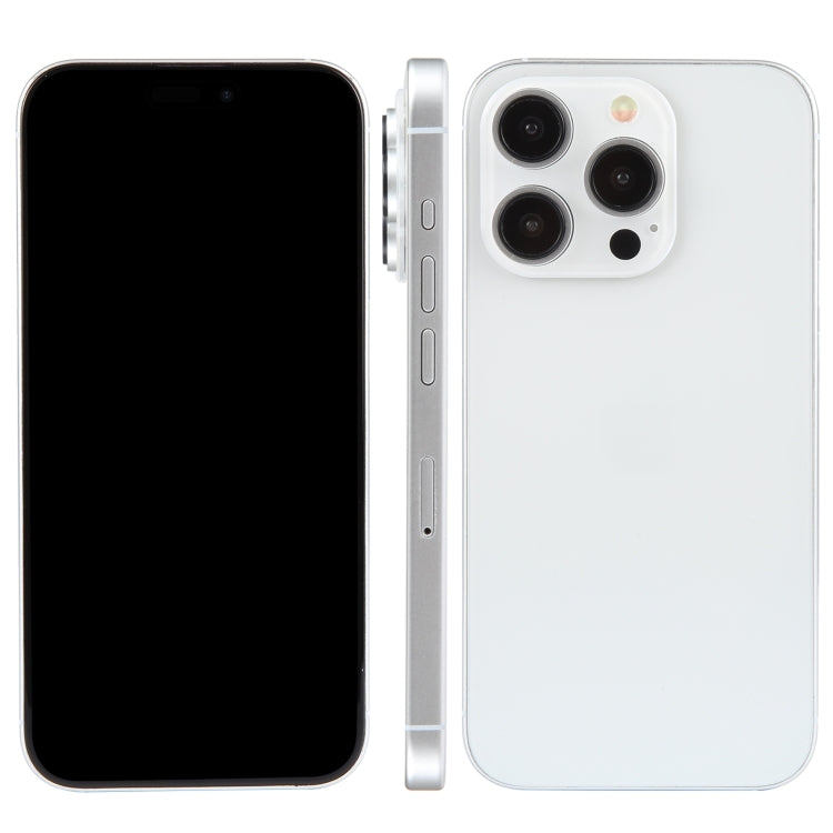 For iPhone 15 Pro Max Black Screen Non-Working Fake Dummy Display Model (White) - For iPhone & iPad by buy2fix | Online Shopping UK | buy2fix
