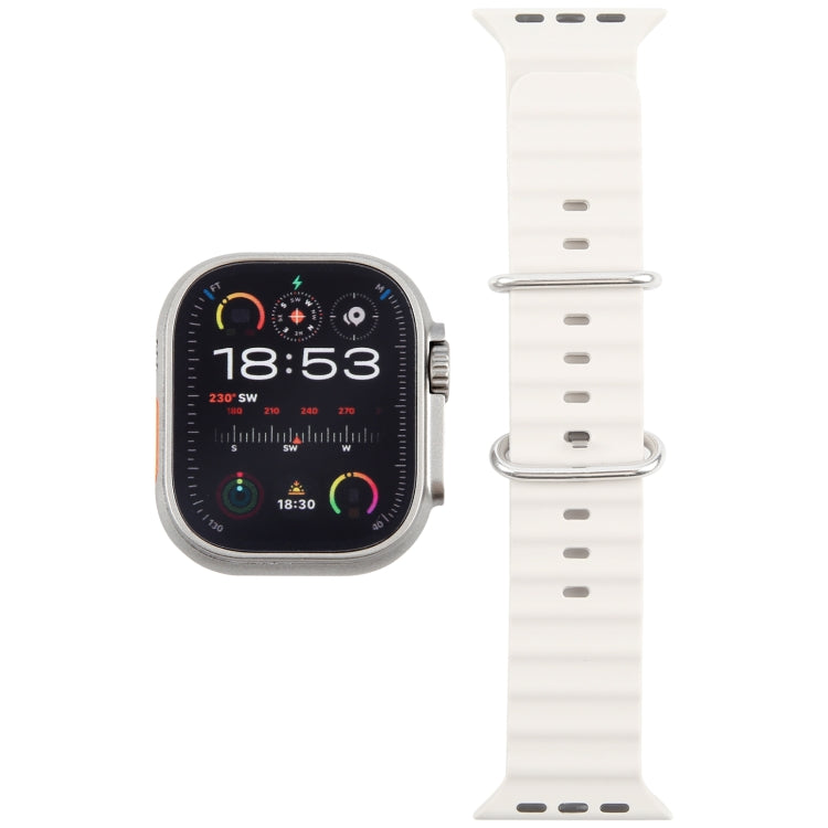 For Apple Watch Ultra 2 49mm Color Screen Non-Working Fake Dummy Display Model (Beige White) - Watch Model by buy2fix | Online Shopping UK | buy2fix