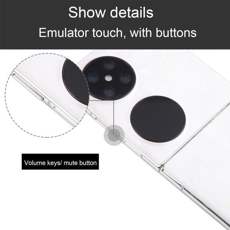 For Huawei Pocket 2 Black Screen Non-Working Fake Dummy Display Model (White) - For Huawei by buy2fix | Online Shopping UK | buy2fix
