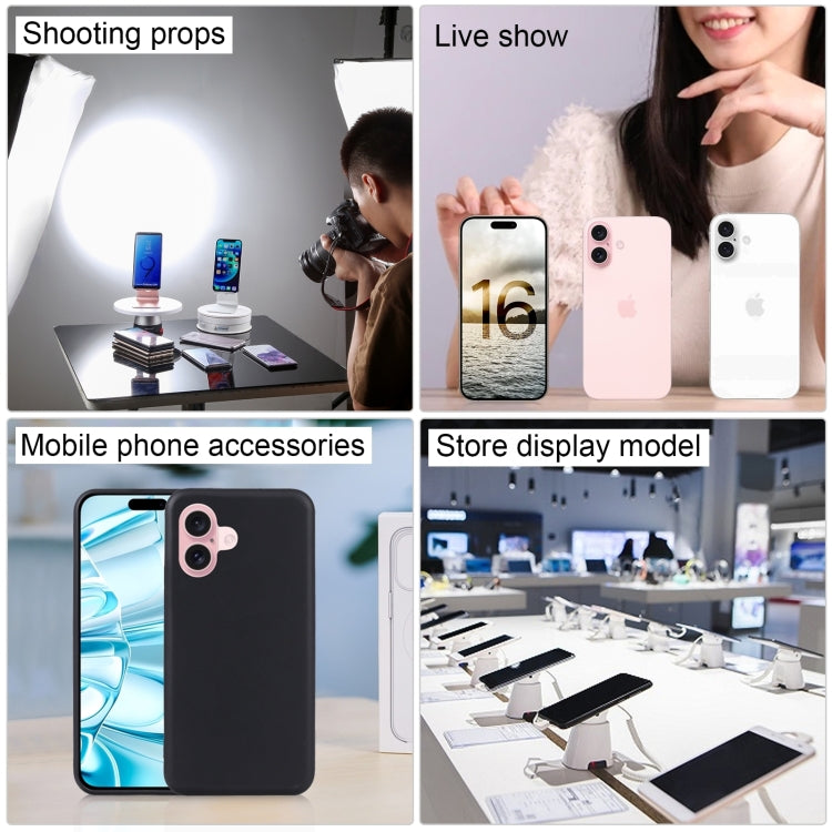 For iPhone 16 Plus Black Screen Non-Working Fake Dummy Display Model (Pink) - For iPhone & iPad by buy2fix | Online Shopping UK | buy2fix