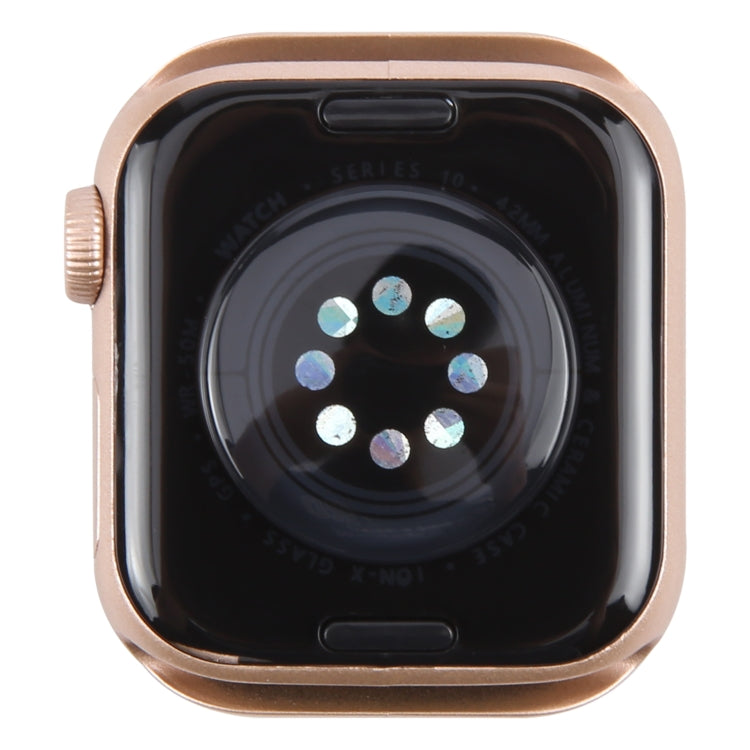 For Apple Watch Series 10 46mm Black Screen Non-Working Fake Dummy Display Model (Rose Gold) - Watch Model by buy2fix | Online Shopping UK | buy2fix