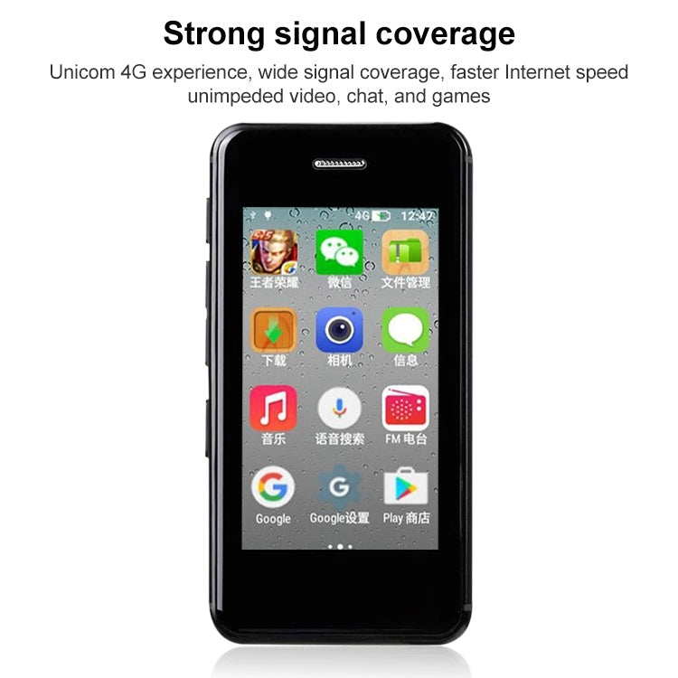 MELROSE S9X, 1GB+8GB+32GB TF, Support Google Play, 2.45 inch, Android 5.1 MTK6580 Quad Core, Support Bluetooth / WiFi, Network: 3G(Black) - Melrose by MELROSE | Online Shopping UK | buy2fix