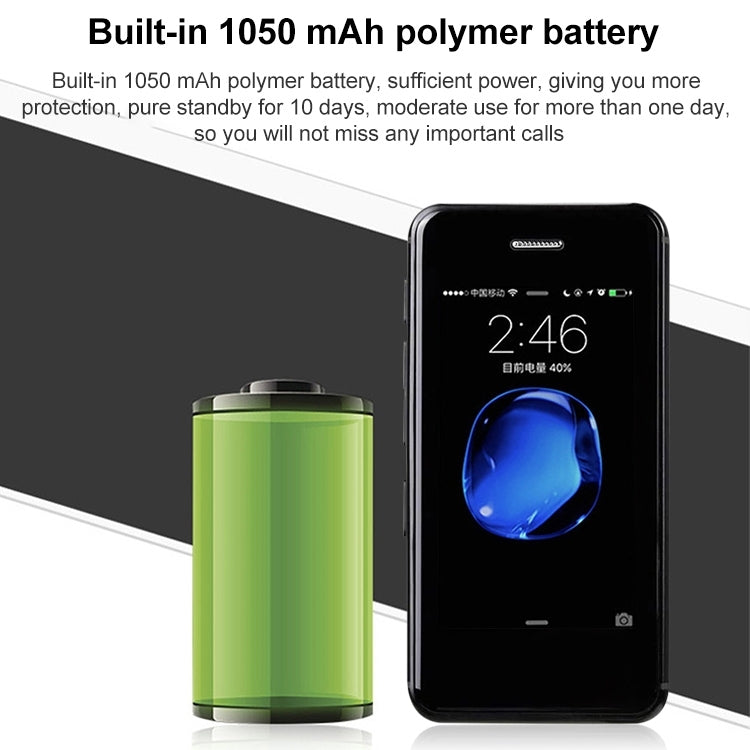 MELROSE S9X, 1GB+8GB+32GB TF, Support Google Play, 2.45 inch, Android 5.1 MTK6580 Quad Core, Support Bluetooth / WiFi, Network: 3G(Black) - Melrose by MELROSE | Online Shopping UK | buy2fix