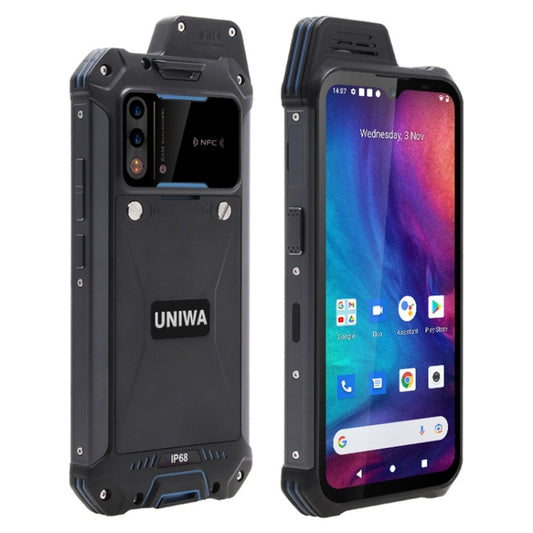 UNIWA W888 Explosion-proof Rugged Phone, 4GB+64GB, IP68 Waterproof Dustproof Shockproof, 5000mAh Battery, 6.3 inch Android 11 MTK6765 Helio P35 Octa Core up to 2.35GHz, Network: 4G, NFC, OTG(Black+Orange) by UNIWA