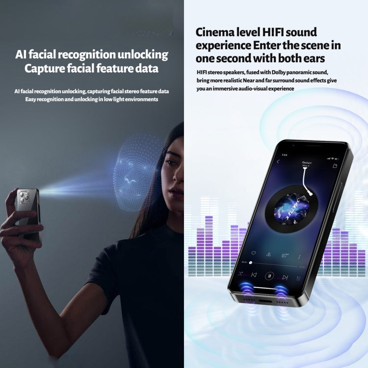 SOYES XS16 Pro, 4GB+128GB, 4.0 inch Android 9.0 MTK6762 Octa Core up to 2.0GHz, OTG, Network: 4G, Dual SIM (Black) by SOYES