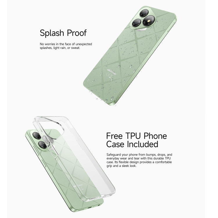 Ulefone Note 19, 3GB+32GB, Face ID & Side Fingerprint, 6.56 inch Android 14 Go Unisoc T603 Octa Core, Network: 4G, Dual SIM, OTG (Green) - Ulefone by Ulefone | Online Shopping UK | buy2fix