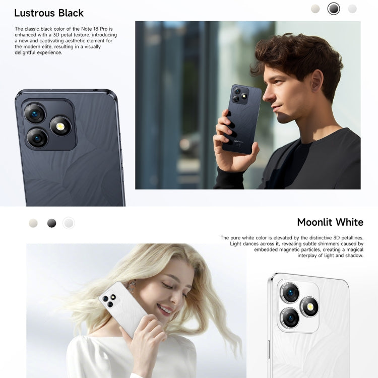 Ulefone Note 18 Pro, 6GB+256GB, Face ID & Side Fingerprint, 6.78 inch Android 14 MediaTek Helio G91 MTK6769 Octa Core, Network: 4G, Dual SIM, OTG, NFC (Titanium Gray) - Ulefone by Ulefone | Online Shopping UK | buy2fix
