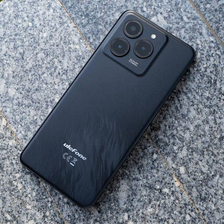Ulefone Note 20 Pro, 4GB+128GB, Face ID & Side Fingerprint, 6000mAh, 6.75 inch Android 14 Unisoc T606 Octa Core, Network: 4G, Dual SIM, OTG (Satin Black) - Ulefone by Ulefone | Online Shopping UK | buy2fix