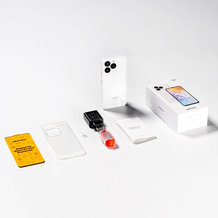 Ulefone Note 20 Pro, 4GB+128GB, Face ID & Side Fingerprint, 6000mAh, 6.75 inch Android 14 Unisoc T606 Octa Core, Network: 4G, Dual SIM, OTG (Ribbons White) - Ulefone by Ulefone | Online Shopping UK | buy2fix