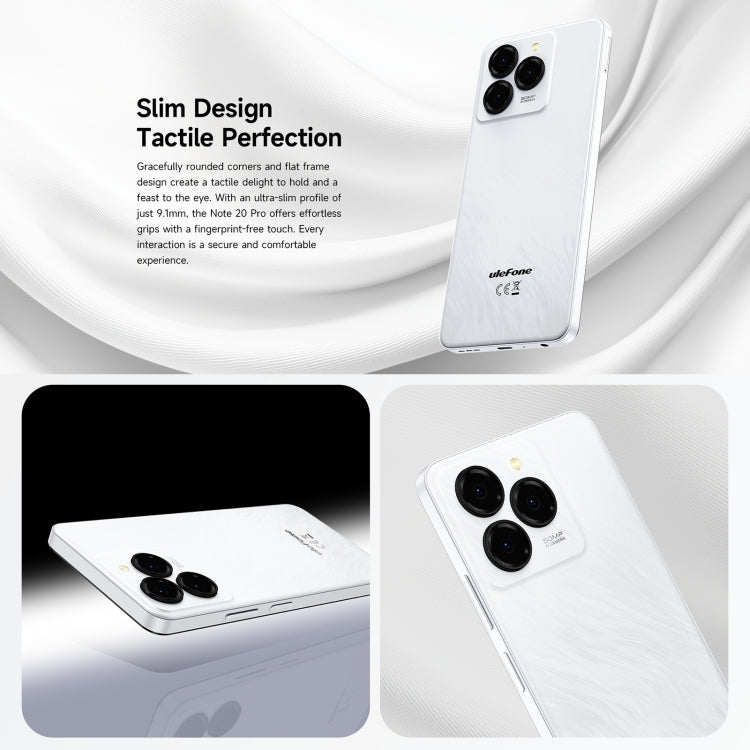 Ulefone Note 20 Pro, 4GB+256GB, Face ID & Side Fingerprint, 6000mAh, 6.75 inch Android 14 Unisoc T606 Octa Core, Network: 4G, Dual SIM, OTG (Satin Black) - Ulefone by Ulefone | Online Shopping UK | buy2fix