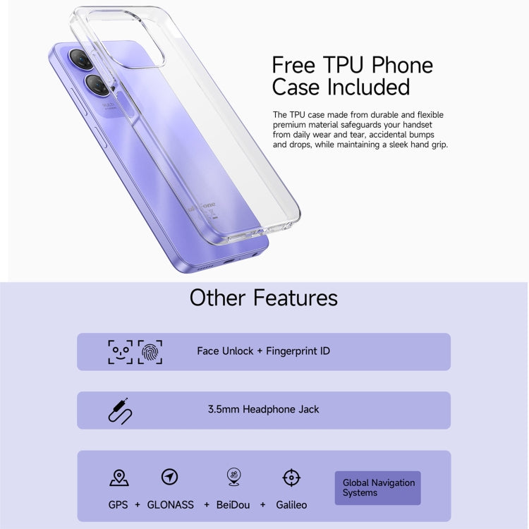 Ulefone Note 21, 4GB+128GB, Face ID & Fingerprint, 6.56 inch Android 14 Unisoc T606 Octa Core, Network: 4G, Dual SIM, OTG (Starlight Black) - Ulefone by Ulefone | Online Shopping UK | buy2fix
