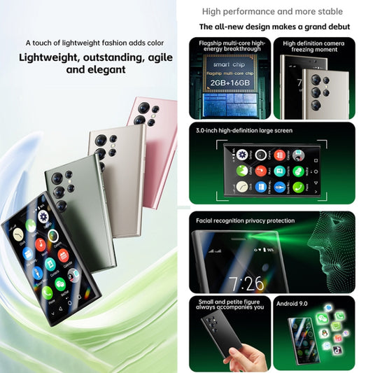 SOYES S24 Pro, 2GB+16GB, 3.0 inch Android 9.0 MTK6580 Quad Core, Bluetooth, WiFi, Network: 3G, Dual SIM (Black) by SOYES