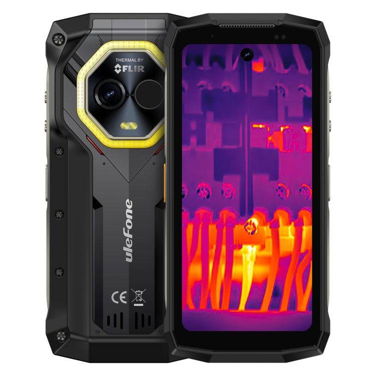 Ulefone Armor Mini 20T Pro, Thermal Imaging, 8GB+256GB, IP68/IP69K Rugged Phone, 4.7 inch Android 14 MediaTek Dimensity 6300 5G Octa Core, Network: 5G, NFC, OTG (Mecha Black) - Ulefone by Ulefone | Online Shopping UK | buy2fix