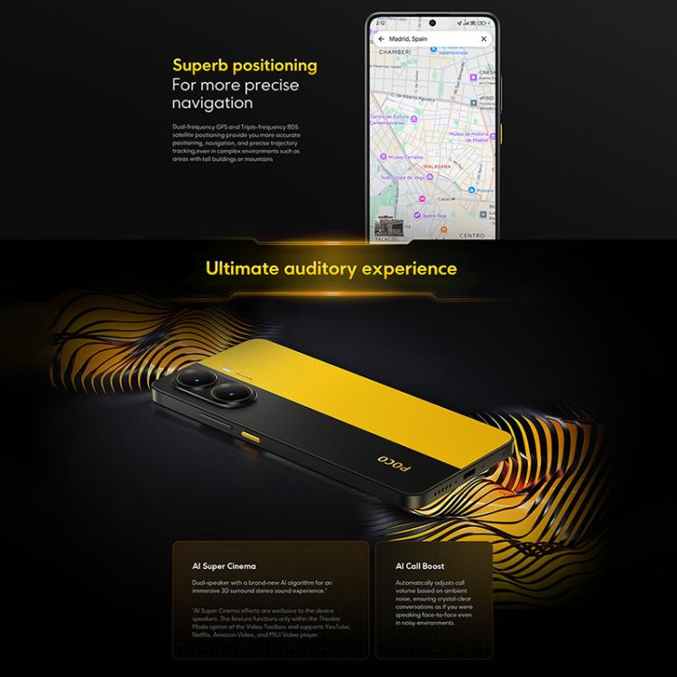 Xiaomi POCO X7 Pro 5G Global, 12GB+512GB, In-screen Fingerprint, 6.67 inch Xiaomi HyperOS 2 MediaTek Dimensity 8400-Ultra Octa Core, NFC, Network: 5G (Black) - Xiaomi MI by Xiaomi | Online Shopping UK | buy2fix