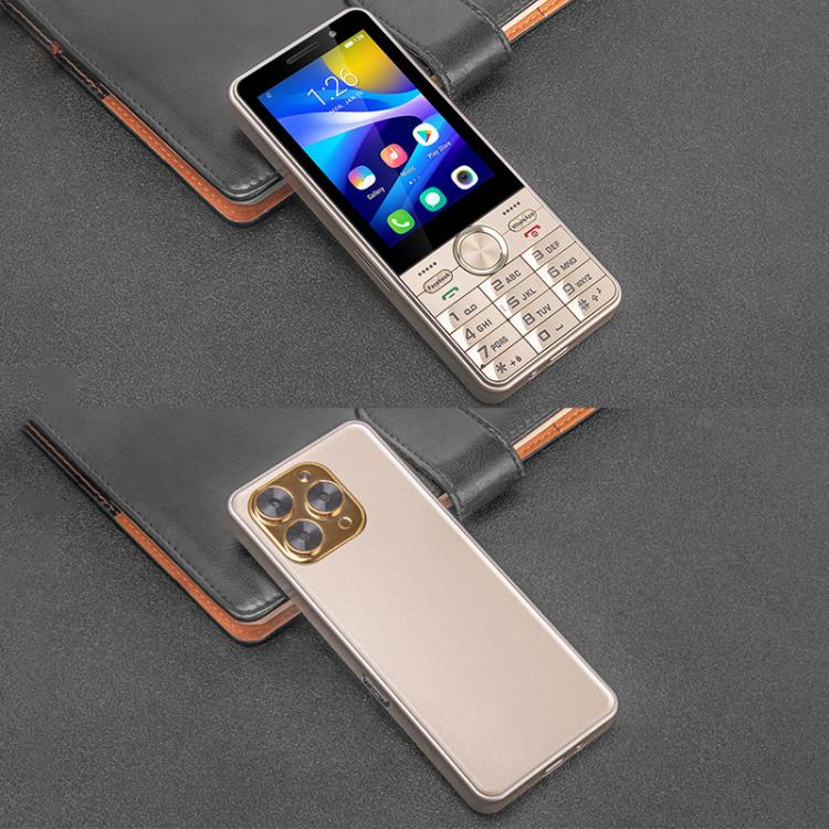 UNIWA XS17 Feature Phone, 2GB+16GB, 3.5 inch Android 8.1 MT6737M Quad Core, Network: 4G, Dual SIM Card (Gold) - UNIWA by UNIWA | Online Shopping UK | buy2fix