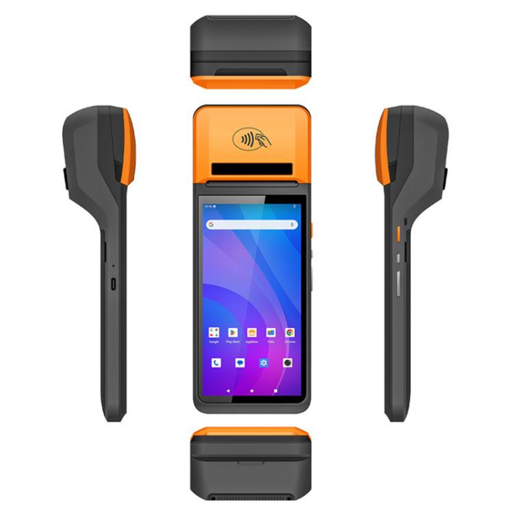 UNIWA V4P 2D QR Code Scanning Edition, 6 inch NFC Android 13 Smart Handheld POS Phone with Thermal Printer, 3GB+16GB, Unisoc SC9863a Octa Core, Network: 4G (Black) - UNIWA by UNIWA | Online Shopping UK | buy2fix