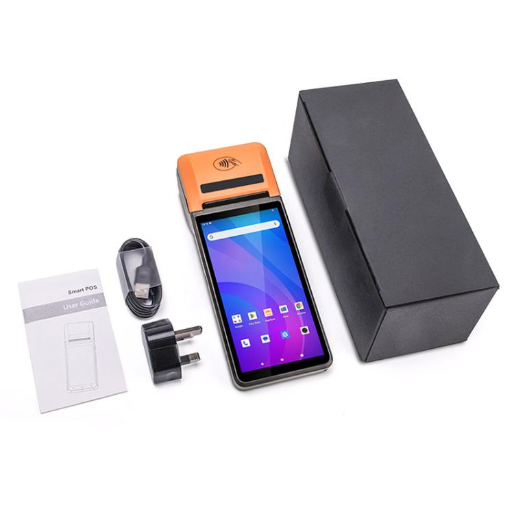 UNIWA V4P 2D QR Code Scanning Edition, 6 inch NFC Android 13 Smart Handheld POS Phone with Thermal Printer, 3GB+16GB, Unisoc SC9863a Octa Core, Network: 4G (Black) - UNIWA by UNIWA | Online Shopping UK | buy2fix