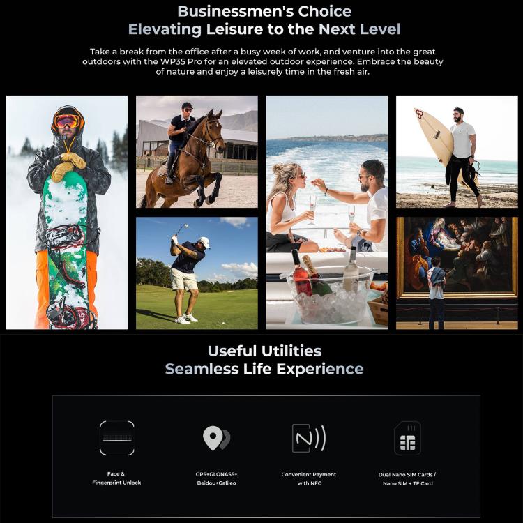 Oukitel WP35 Pro 5G Rugged Phone, 12GB+512GB, 6.6 inch Android 14 MediaTek Dimensity 6300 Octa Core, NFC, OTG, Network: 5G (Green) - OUKITEL by OUKITEL | Online Shopping UK | buy2fix