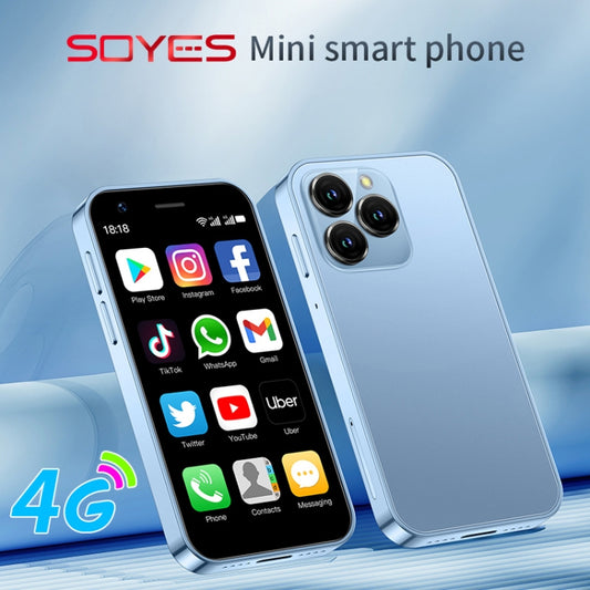 SOYES XS16, 2GB+16GB, 3.0 inch Android 10.0 MTK6737 Quad Core, Bluetooth, WiFi, Network: 4G, Dual SIM, Support Google Play Store (Blue) by SOYES