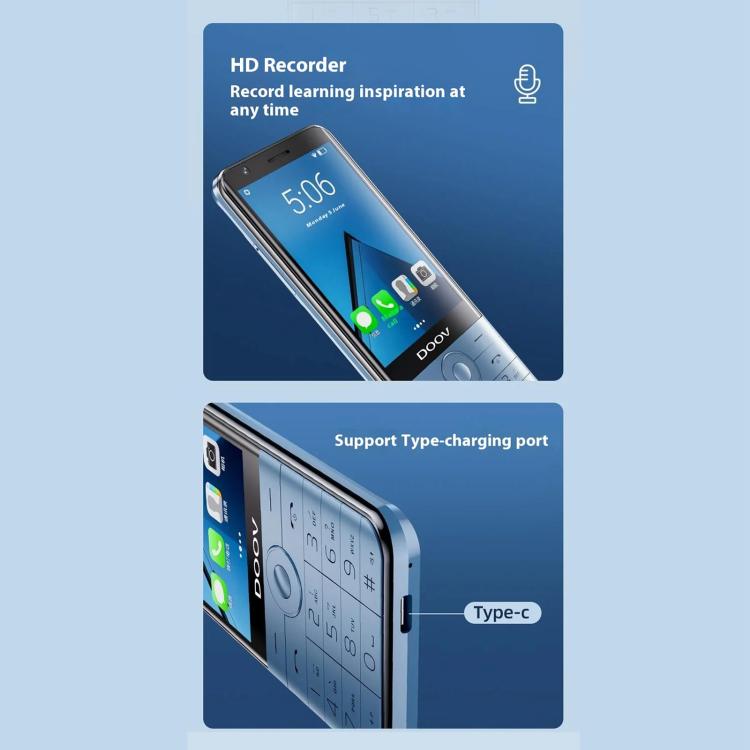 DOOV R17 Pro / Z17 Keypad Phone, 4GB+64GB, 3.5 inch Android 12 Mediatek MT6761 Quad Core, Network: 4G, Support Google Store (Black) - Other by DOOV | Online Shopping UK | buy2fix