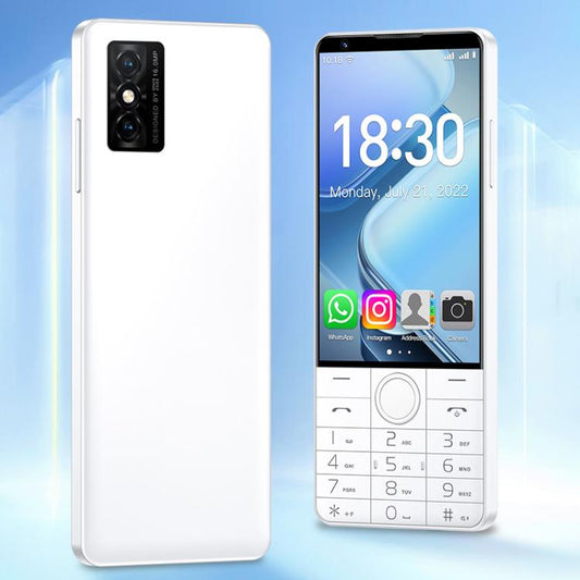 DOOV R70 Keypad Phone, 6GB+128GB, 4 inch Android 13 Mediatek MT6762 Octa Core, Network: 4G, Support Google Store, with Camera (White) - Other by DOOV | Online Shopping UK | buy2fix