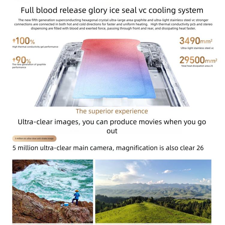 Honor X70, 8GB+128GB, Screen Fingerprint, 6.79 inch MagicOS 9.0 Snapdragon 6 Gen 4 Octa Core, Network: 5G, OTG, NFC, Support Google Play (Black) - Honor by HONOR | Online Shopping UK | buy2fix
