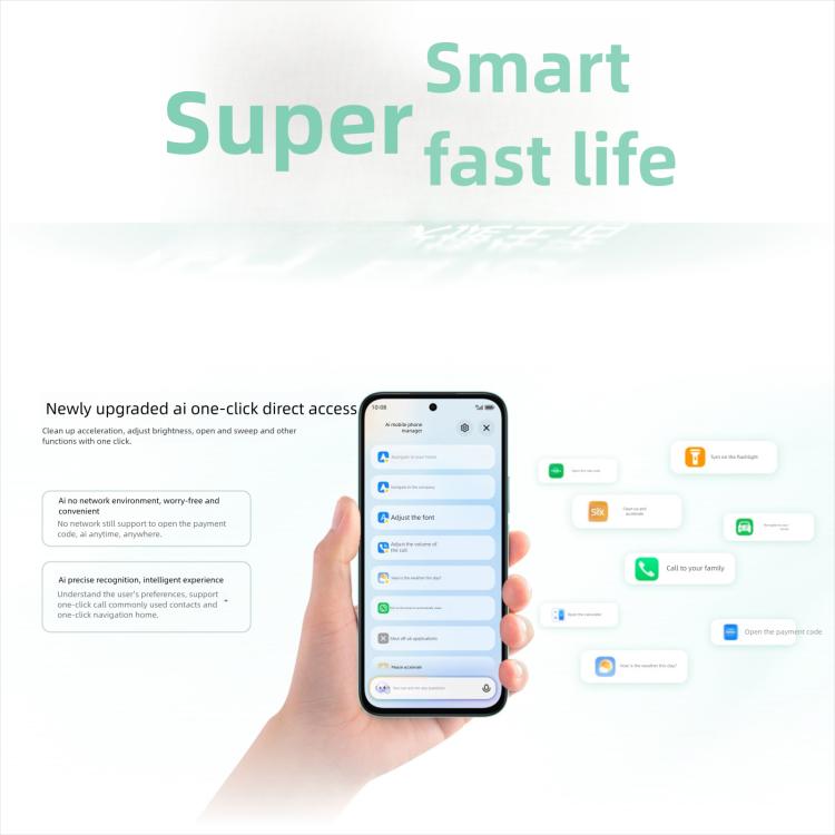 Honor Play10C, 4GB+128GB, Side Fingerprint, 6.61 inch MagicOS 9.0 Android 15 Dimensity 6300 Octa Core, Network: 5G, OTG (Black) - Honor by HONOR | Online Shopping UK | buy2fix