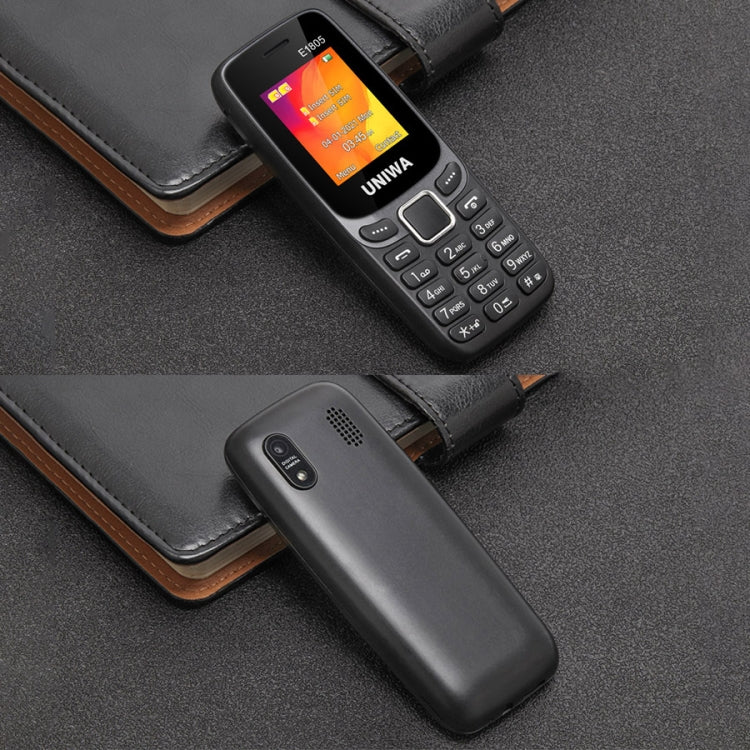 UNIWA E1805, 1.77 inch, SC6531E, 21 Keys, Support Bluetooth, Torch, FM, MP3, MP4, GSM, Dual SIM (Blue) by UNIWA