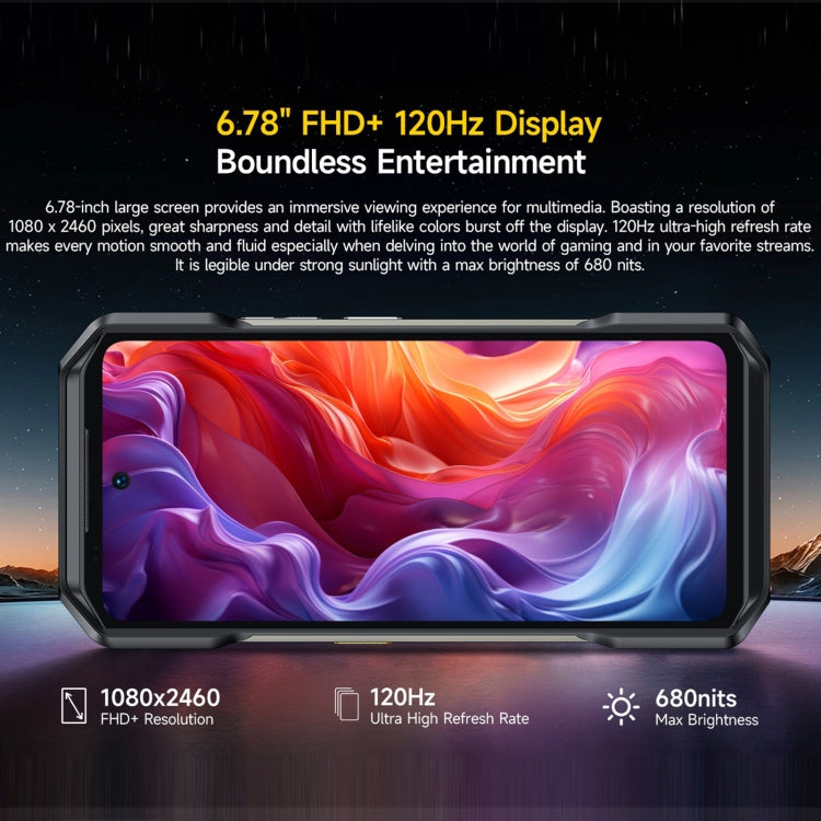 Ulefone Armor 27T Pro Rugged Phone, Thermal Imaging, 12GB+256GB, Night Vision, 10600mAh, 6.78 inch Android 14 MediaTek Dimensity 6300 Octa Core, Network: 5G, NFC (Black) - Ulefone by buy2fix | Online Shopping UK | buy2fix