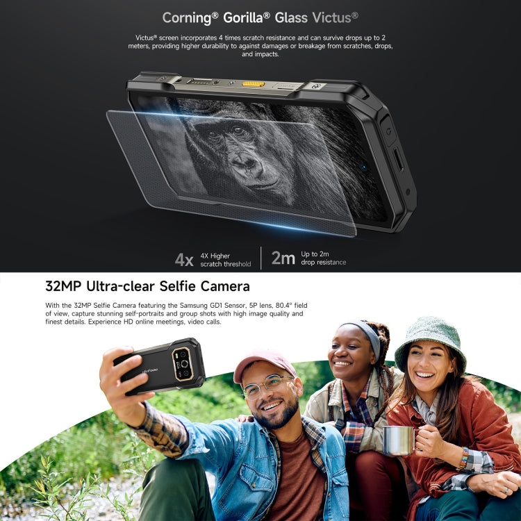 Ulefone Armor 27T Pro Rugged Phone, Thermal Imaging, 12GB+256GB, Night Vision, 10600mAh, 6.78 inch Android 14 MediaTek Dimensity 6300 Octa Core, Network: 5G, NFC (Black) - Ulefone by buy2fix | Online Shopping UK | buy2fix