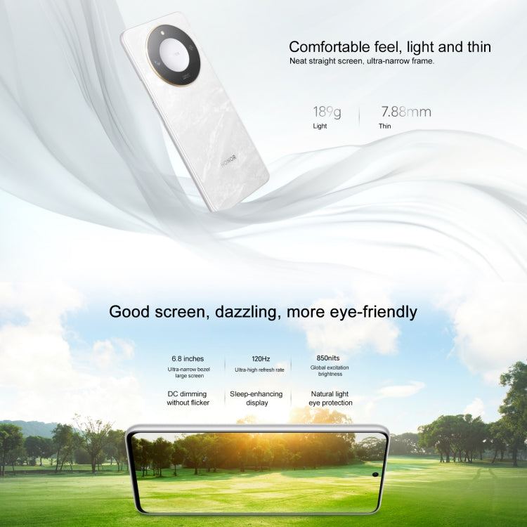 Honor X60, 12GB+256GB, Side Fingerprint, 6.8 inch MagicOS 8.0 Dimensity 7025-Ultra Octa Core, Network: 5G, OTG, Support Google Play (White) - Honor by HONOR | Online Shopping UK | buy2fix