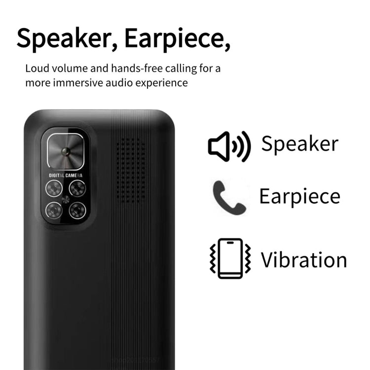 S5630, 2.8 inch, 3000mAh, 21 Key, Support Bluetooth, Flashlight, GSM, Quad SIM (Black) - SERVO by buy2fix | Online Shopping UK | buy2fix