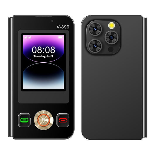 SOYES V-899, 32MB+64MB, 2.4 inch + 2.8 inch Display MTK6261D CPU, BT 3.0, Network: 2G, Dual SIM (Black) - SOYES by SOYES | Online Shopping UK | buy2fix