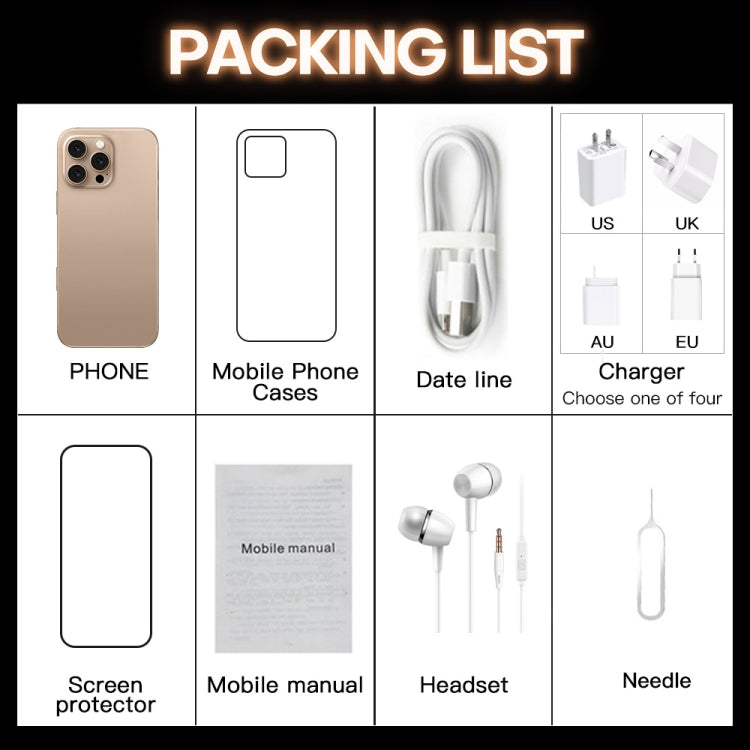 i16 Pro Max / A08A, 3GB+64GB, 6.73 inch Screen, Face Identification, Android 8.1 MTK6753 Octa Core, Network: 4G, Dual SIM, AU Plug (Grey) - by buy2fix | Online Shopping UK | buy2fix