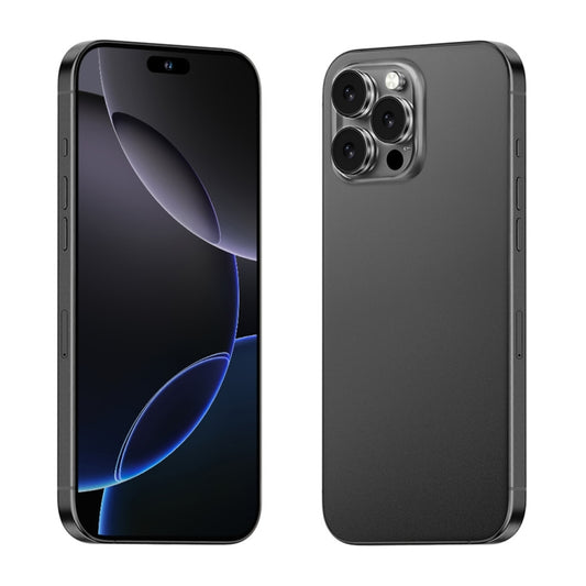 i16 Pro Max / A08A, 3GB+64GB, 6.73 inch Screen, Face Identification, Android 8.1 MTK6753 Octa Core, Network: 4G, Dual SIM, EU Plug (Black) - by buy2fix | Online Shopping UK | buy2fix