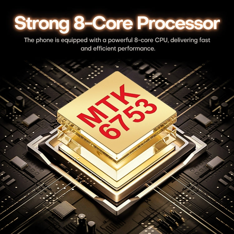 i16 Pro Max / A08A, 3GB+64GB, 6.73 inch Screen, Face Identification, Android 8.1 MTK6753 Octa Core, Network: 4G, Dual SIM, EU Plug (Gold) - by buy2fix | Online Shopping UK | buy2fix