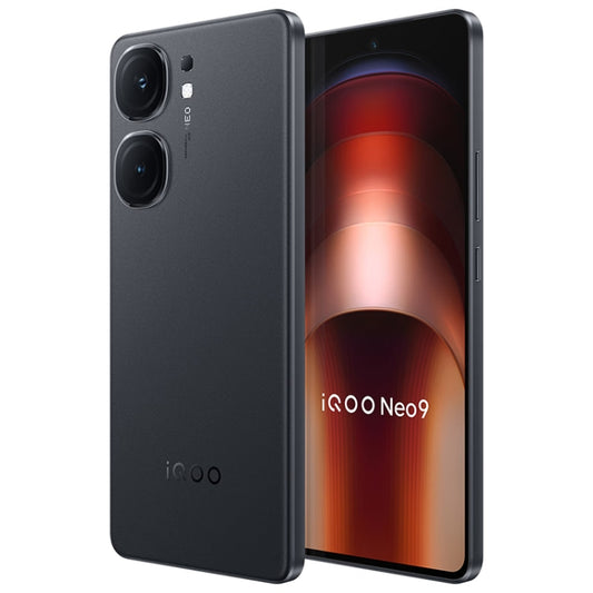 vivo iQOO Neo9, Dual Back Cameras, 16GB+256GB, Face ID / Fingerprint Identification, 6.78 inch Android 14 OriginOS 4 Snapdragon 8 Gen 2 Octa Core, OTG, NFC, Network: 5G, Support Google Play (Black) by vivo