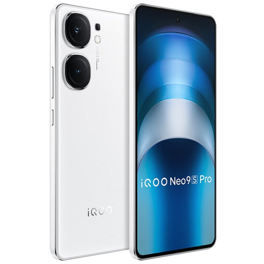 vivo iQOO Neo9S Pro, Dual Back Cameras, 12GB+256GB, Face ID / Fingerprint Identification, 6.78 inch Android 14 OriginOS 4 Dimensity 9300+ Octa Core, OTG, NFC, Network: 5G, Support Google Play (White) by vivo