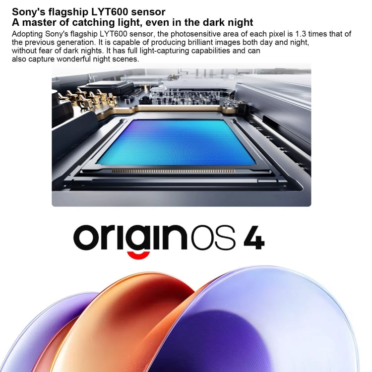 vivo Y200 GT, Dual Back Cameras, 12GB+512GB, Face ID Screen Fingerprint Identification, 6.78 inch Android 14.0 OriginOS 4 Snapdragon 7 Gen 3 Octa Core 2.63GHz, OTG, NFC, Network: 5G, Support Google Play (Blue) by vivo